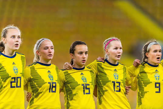 Sveriges Line Wessman, Tuva Skoog, Victoria Svanström och
