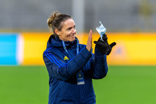 Sveriges förbundskapten Lovisa Delby