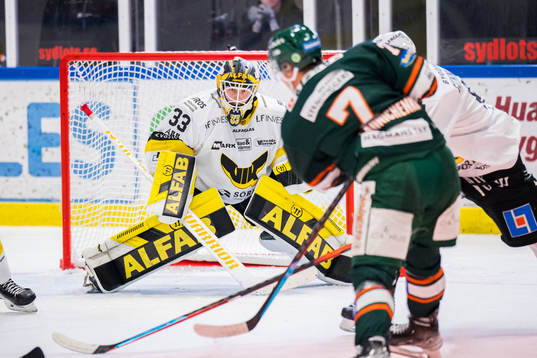 Västerås målvakt Linus Ryttar