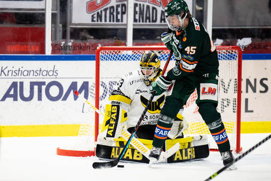 Kristianstads Gustav Olhaver gör 3-1 bakom Västerås