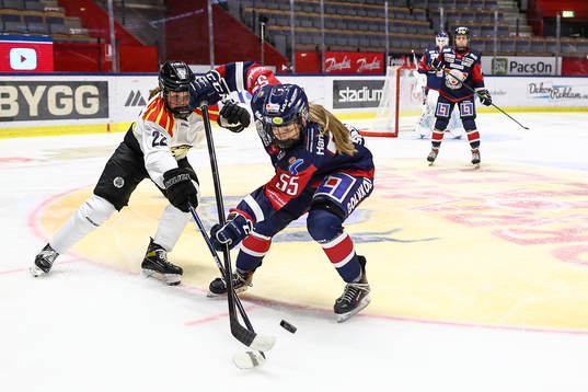 Brynäs Hanna Thuvik och Linköpings Alva Solberg
