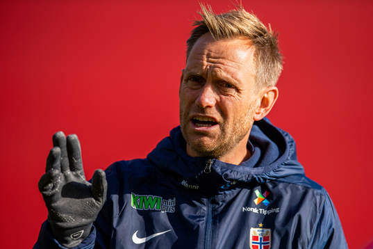 Martin Sjögren, head coach of the Norwegian women's