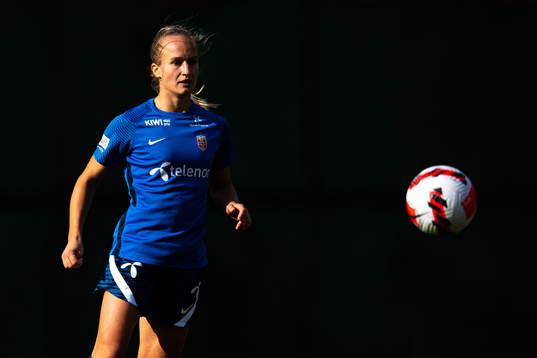 Maria Olsvik of the Norwegian women's national football team
