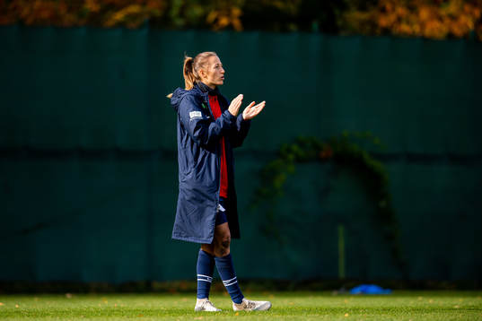 Goalkeeper Cecilie Fiskerstrand of the Norwegian women's