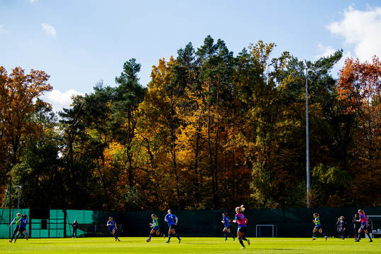 Players of the Norwegian women's national football team