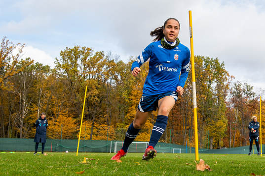 Heidi Ellingsen of the Norwegian women's national football