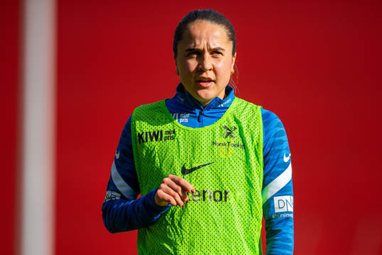 Heidi Ellingsen of the Norwegian women's national football