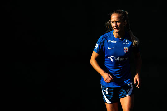 Maria Olsvik of the Norwegian women's national football team