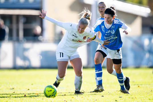 Hittarps Amanda Strandh och Hammenhögs Susanne Moberg