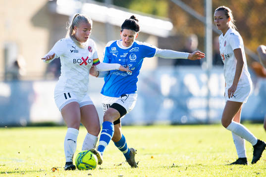 Hittarps Amanda Strandh och Hammenhögs Susanne Moberg