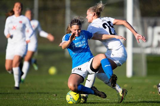 Hittarps Isabelle Angel och Hammenhögs Sara Strömberg