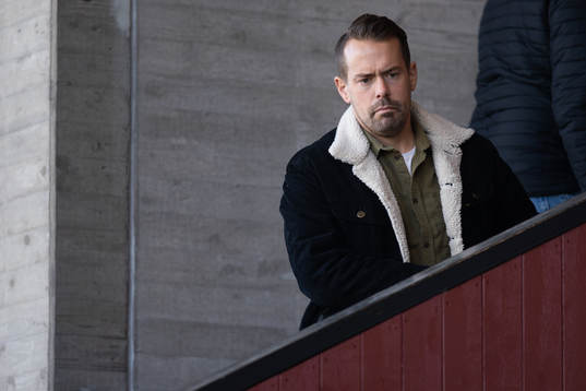Jönköpings Fredric Fendrich på läktaren