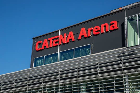 Exteriör av Catena Arena