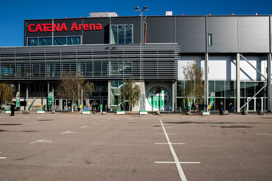 Exteriör av Catena Arena