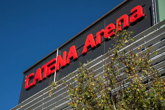 Exteriör av Catena Arena