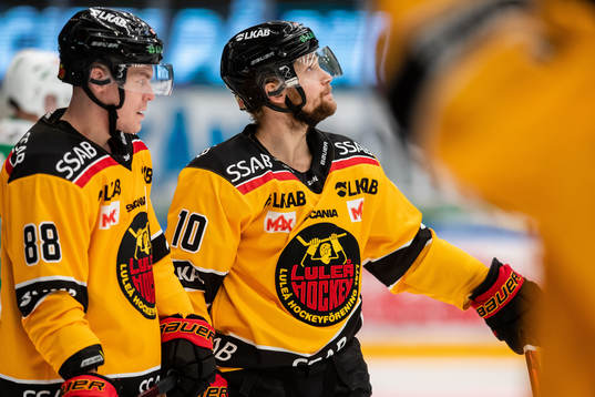 Luleås Joonas Rask och Einar Emanuelsson