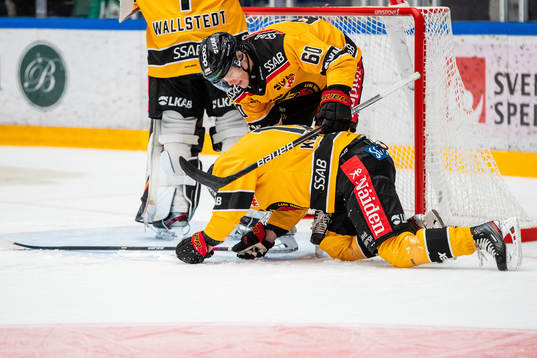 Luleås Konstantin Komarek har ont
