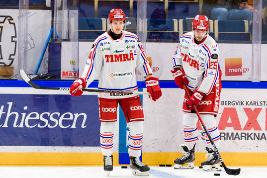 Timrås Sebastian Hartmann och Morten Madsen