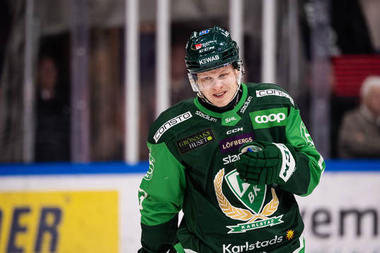 Färjestads Daniel Viksten deppar