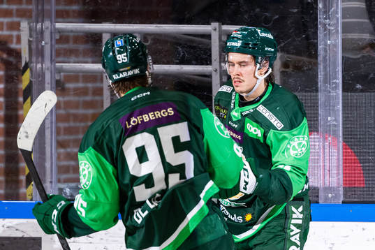 Färjestads Joakim Nygård jublar