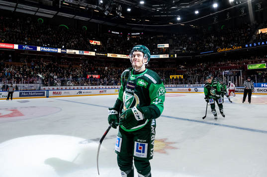 Färjestads Joakim Nygård jublar