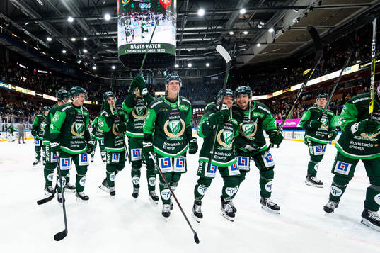 Färjestads Oscar Lawner, Albert Johansson, Marcus Nilsson