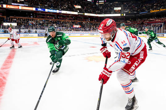 Färjestads Jacob de la Rose och Timrås Christopher