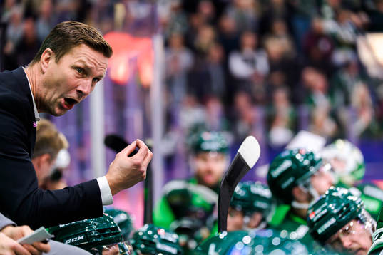 Färjestads tränare Johan Pennerborn