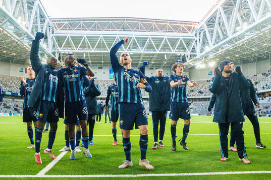 Djurgårdens Edward Chilufya, Emmanuel Banda och Magnus