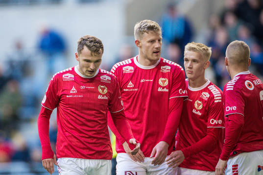 Kalmars Piotr Johansson, Lars Saetra och Carl Gustafsson