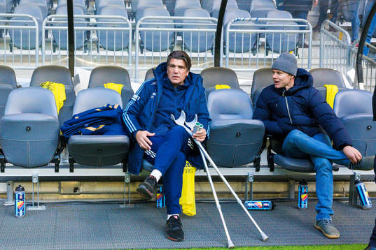 Djurgårdens sportchef Bosse Andersson och Elliot Käck