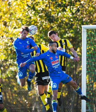 IFK Hässleholms Isak Orajärvi nickar undan framför
