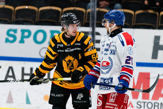 Skellefteås Jonathan Pudas och Oskarshamns Brian Cooper