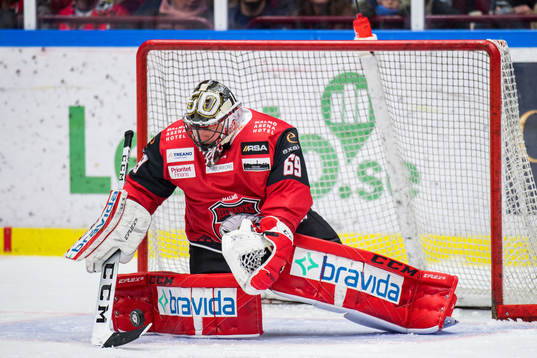 Malmö Redhawks målvakt Oscar Alsenfelt