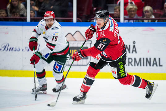 Malmö Redhawks Emil Sylvegård och Frölundas Anders