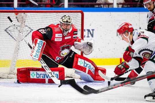 Malmö Redhawks målvakt Oscar Alsenfelt