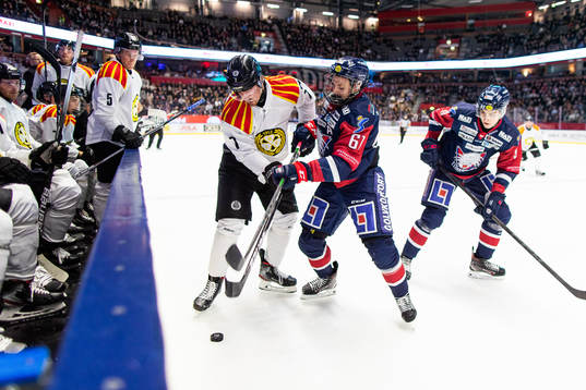 Brynäs Marcus Björk och Linköpings Markus Ljungh