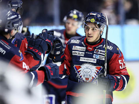 Linköpings Max Lindroth jublar