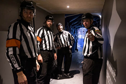 Domare Mikael Sjöqvist och Domare Johan Magnusson och