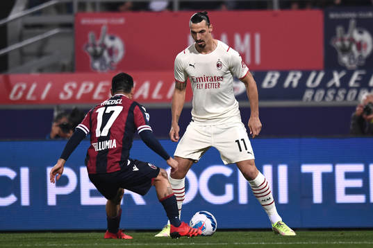 Zlatan Ibrahimovic of Milan