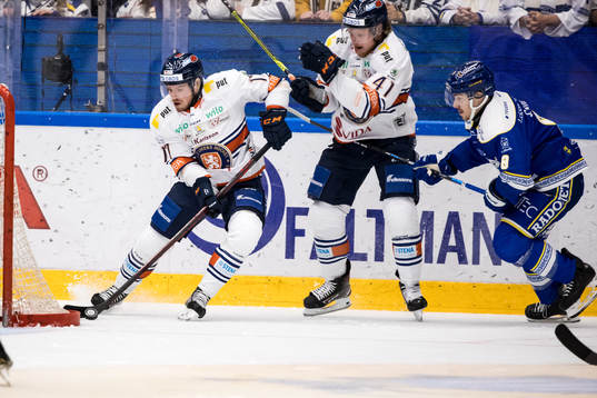 Växjös Emil Forslund och Ludvig Nilsson  och Leksands