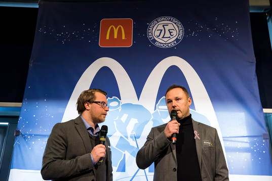 Rickard Brasar intervjuar Leksands assisterande tränare