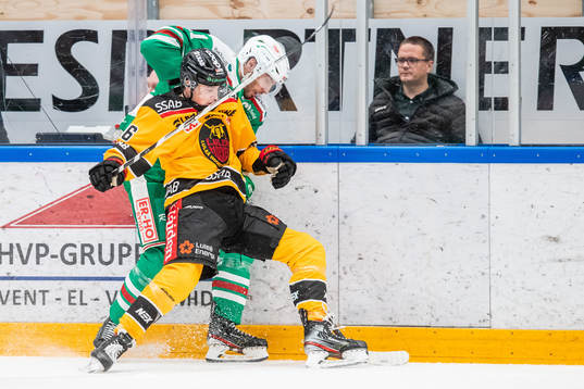 Rögles Mattias Sjögren och Luleås Radek Muzik