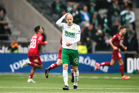 Hammarbys Gustav Ludwigson deppar