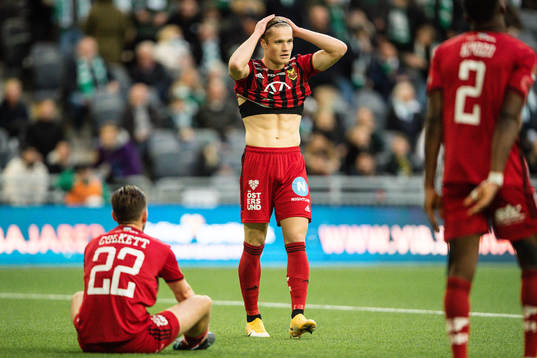 Östersunds Charlie Colkett och Sebastian Karlsson Grach