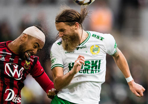 Östersunds Noah Sonko Sundberg och Hammarbys Bjørn