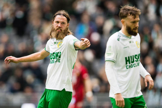 Hammarbys Bjørn Paulsen och Simon Sandberg