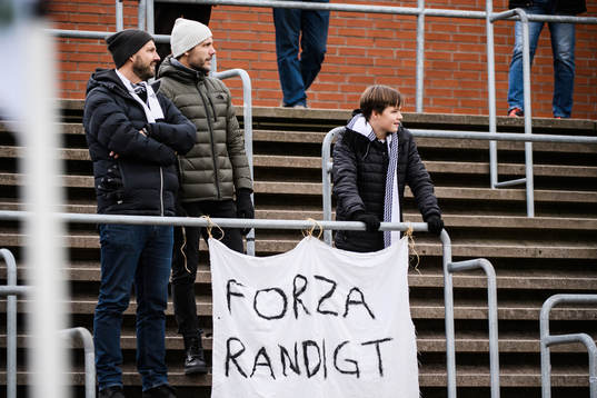 Supportrar till Landskrona
