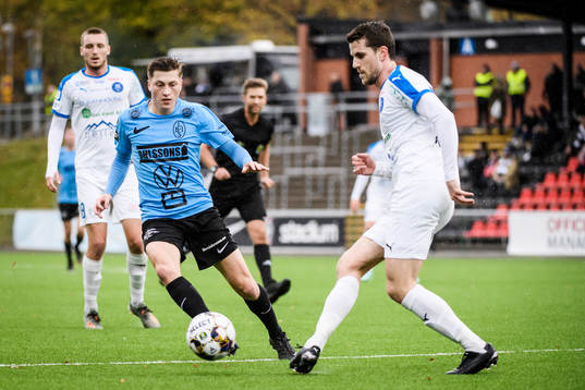Landskronas Kevin Jensen och Akropolis Alexander Abrahamsson