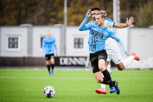 Landskronas Oscar Petersson och Akropolis Christian Rubio